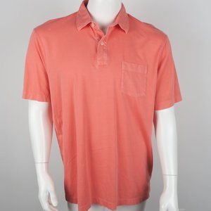 Vineyard Vines Men's Polo Shirt Size Large Pink